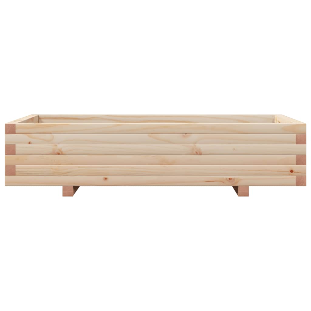 Fioriera da Giardino 110x60x26,5 cm in Legno Massello di Pino 847348