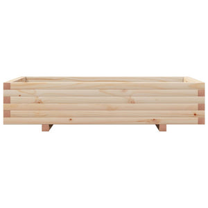 Fioriera da Giardino 110x60x26,5 cm in Legno Massello di Pino 847348