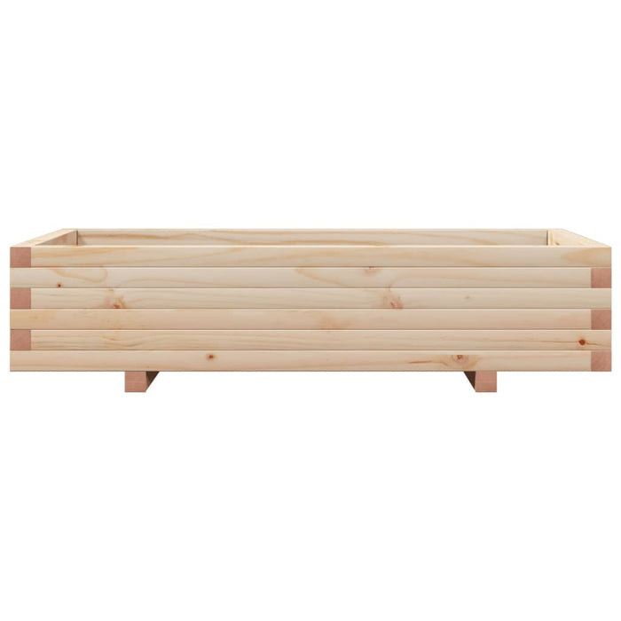 Fioriera da Giardino 110x60x26,5 cm in Legno Massello di Pino 847348