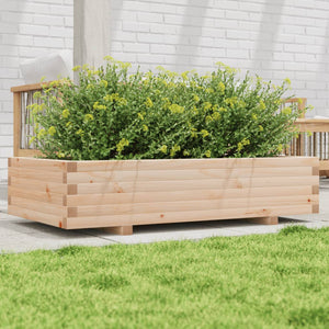 Fioriera da Giardino 110x60x26,5 cm in Legno Massello di Pino 847348