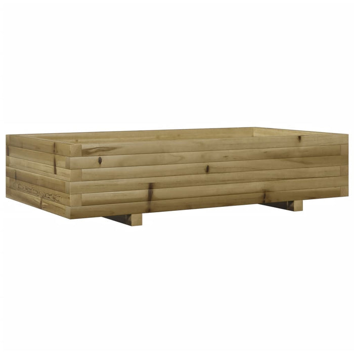 Fioriera da Giardino 110x60x26,5 cm in Legno di Pino Impregnato 847352