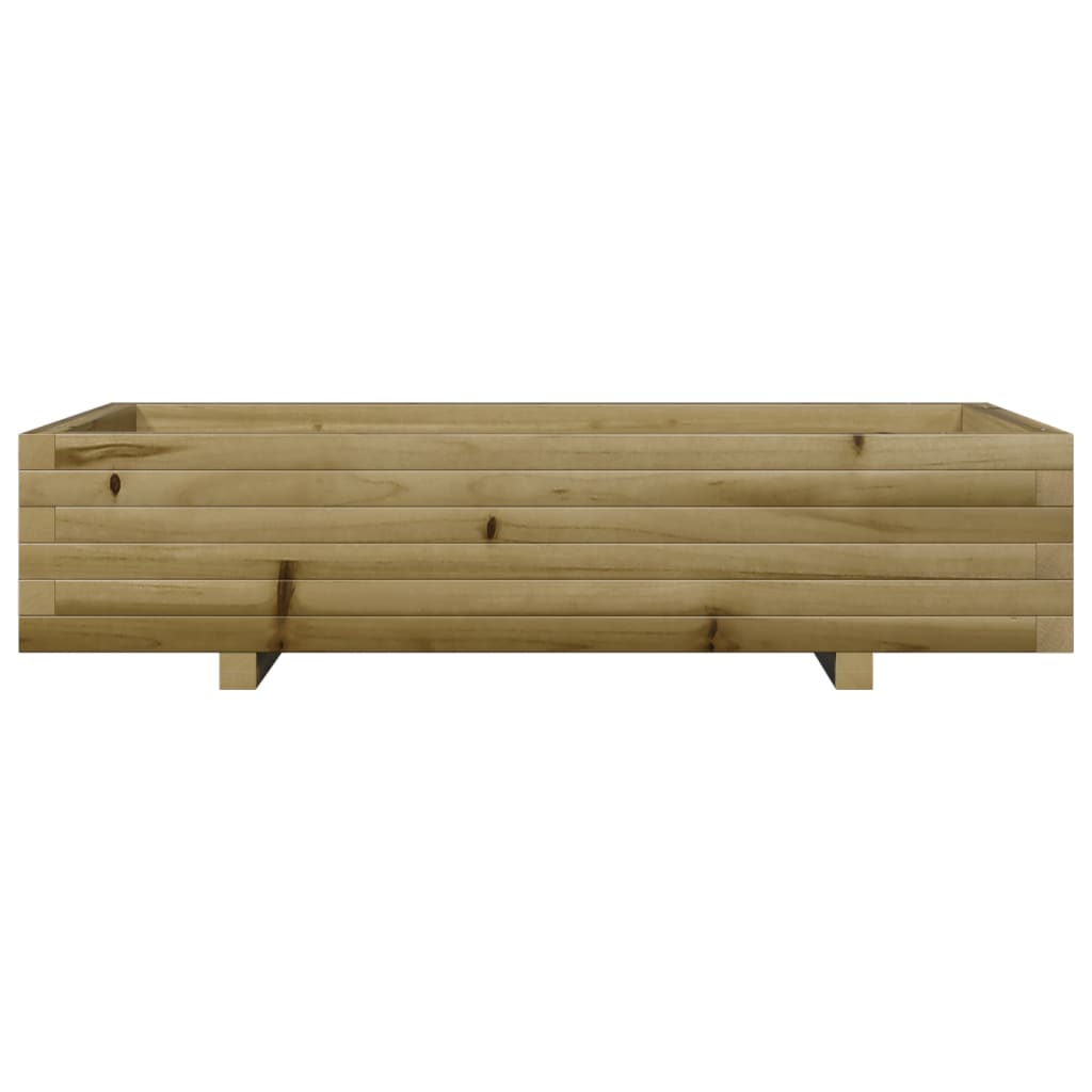 Fioriera da Giardino 110x60x26,5 cm in Legno di Pino Impregnato 847352