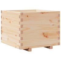 Fioriera da Giardino 60x60x49,5 cm in Legno Massello di Pino 847358