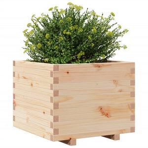 Fioriera da Giardino 60x60x49,5 cm in Legno Massello di Pino 847358