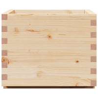 Fioriera da Giardino 60x60x49,5 cm in Legno Massello di Pino 847358