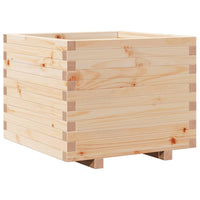 Fioriera da Giardino 60x60x49,5 cm in Legno Massello di Pino 847358