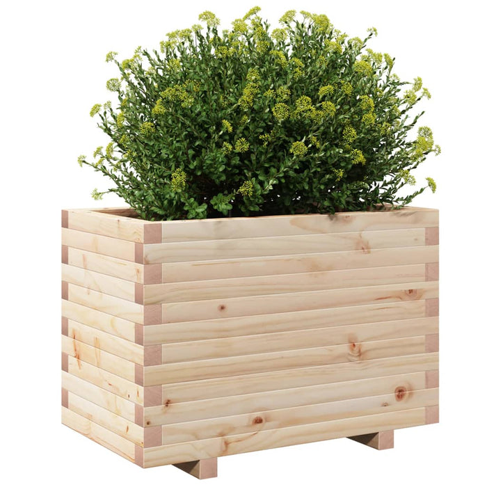 Fioriera da Giardino 70x40x49,5 cm in Legno Massello di Pino 847368