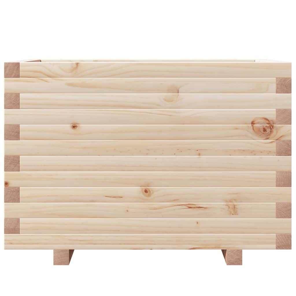 Fioriera da Giardino 70x40x49,5 cm in Legno Massello di Pino 847368