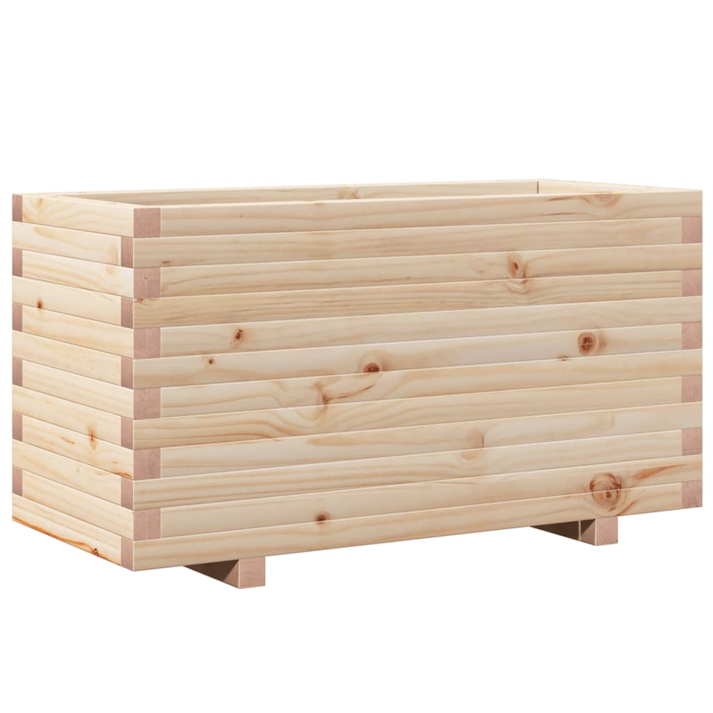 Fioriera da Giardino 90x40x49,5 cm in Legno Massello di Pino 847373