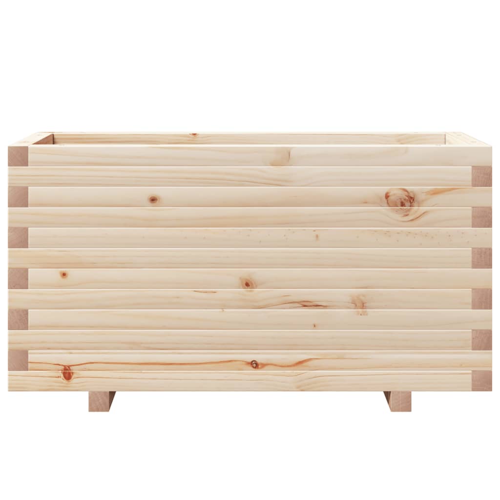 Fioriera da Giardino 90x40x49,5 cm in Legno Massello di Pino 847373