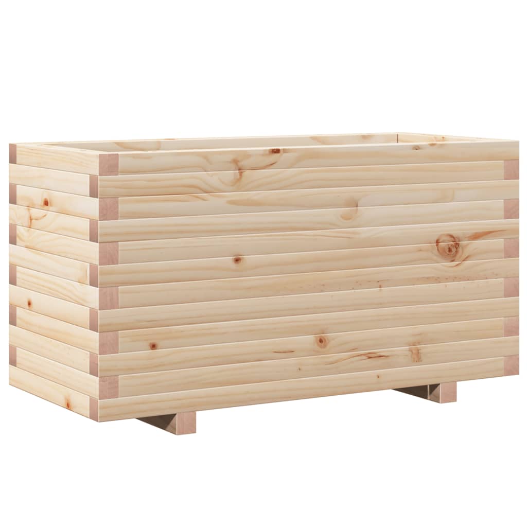 Fioriera da Giardino 90x40x49,5 cm in Legno Massello di Pino 847373