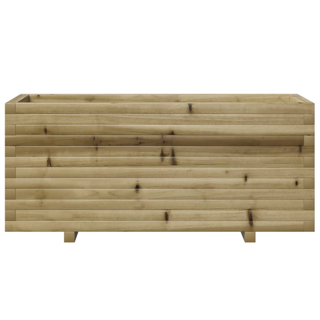 Fioriera da Giardino 110x40x49,5 cm in Legno di Pino Impregnato 847382