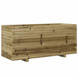 Fioriera da Giardino 110x40x49,5 cm in Legno di Pino Impregnato 847382