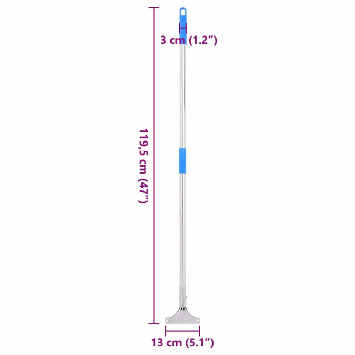 Manici per Tergipavimento 119,5cm in Acciaio e Plastica 4008374