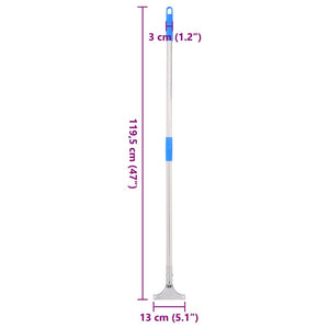 Manici per Tergipavimento 5pz 119,5cm in Acciaio e Plastica 4008375