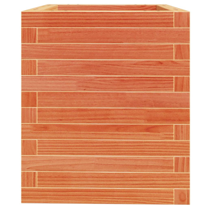 Fioriera Giardino Marrone Cera 40x40x46 cm Legno Massello Pino 3282401