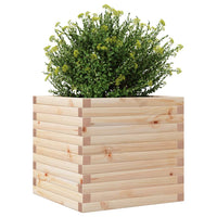 Fioriera da Giardino 50x50x46 cm in Legno Massello di Pino 3282404