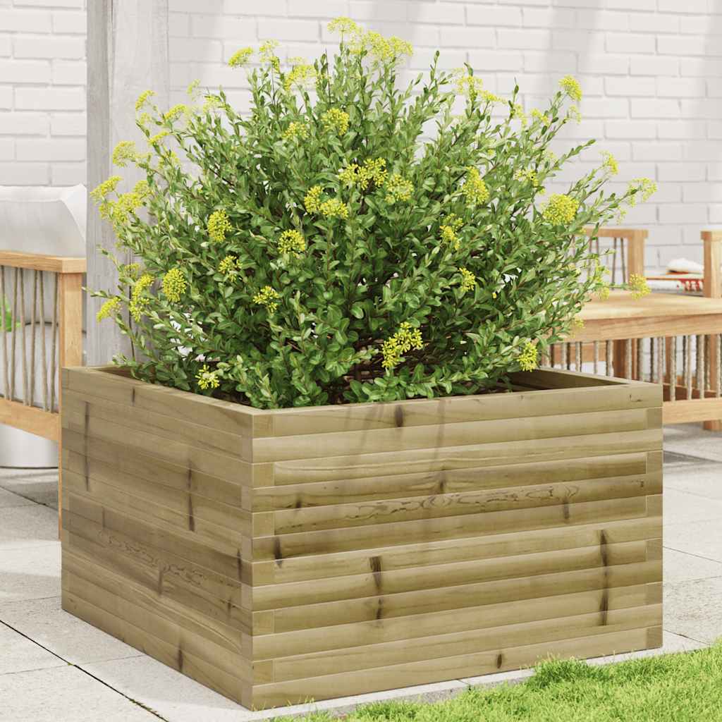 Fioriera da Giardino 80x80x46 cm in Legno di Pino Impregnato 3282423