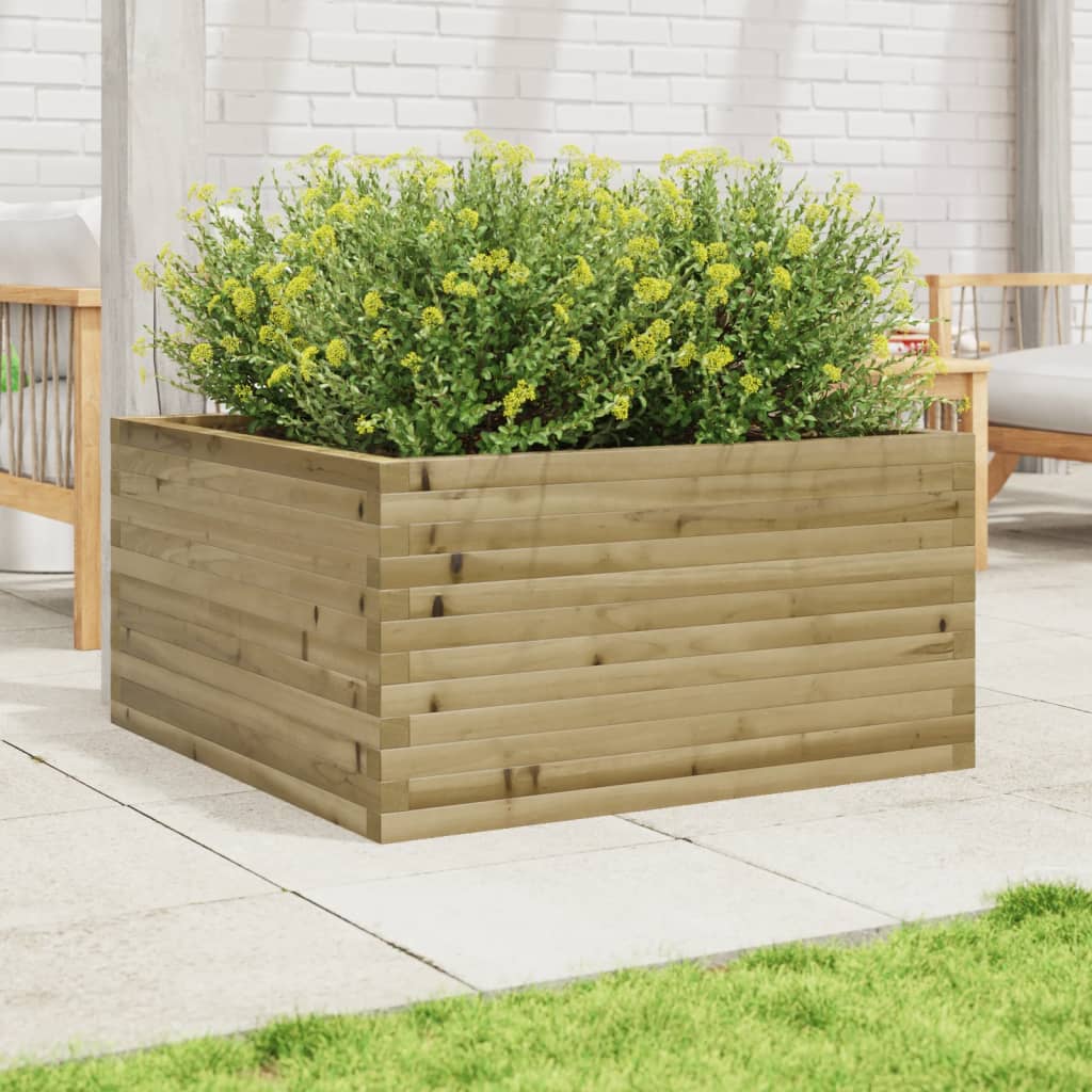 Fioriera da Giardino 90x90x46 cm in Legno di Pino Impregnato 3282428