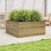 Fioriera da Giardino 100x100x46 cm in Legno di Pino Impregnato 3282433