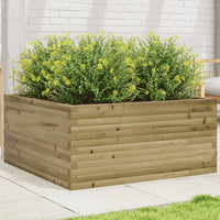 Fioriera da Giardino 100x100x46 cm in Legno di Pino Impregnato 3282433