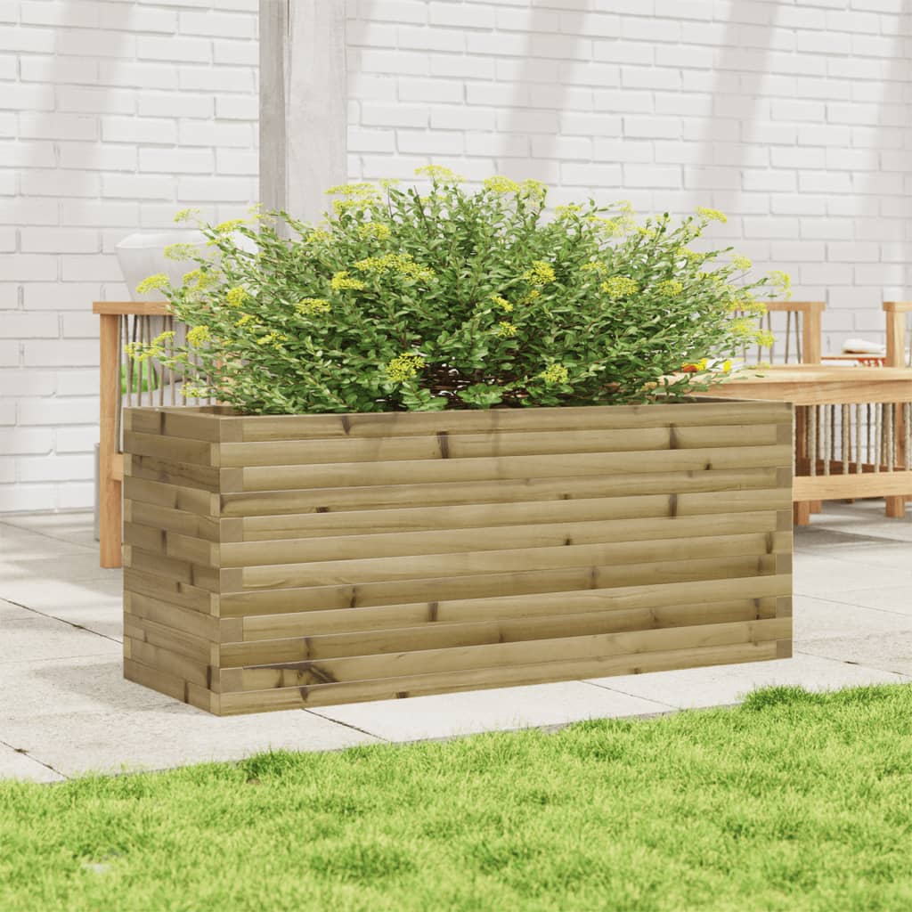 Fioriera da Giardino 110x40x46 cm in Legno di Pino Impregnato 3282453