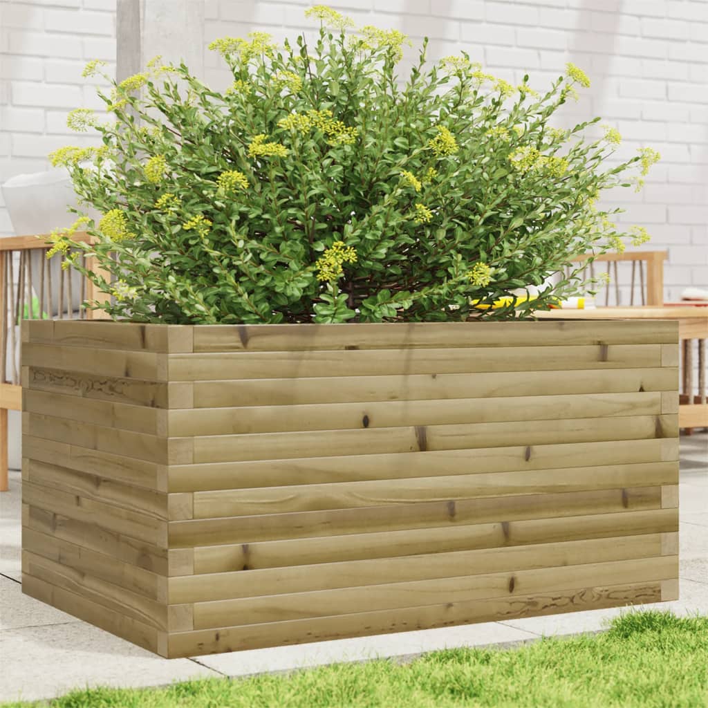 Fioriera da Giardino 90x60x46 cm in Legno di Pino Impregnato 3282458