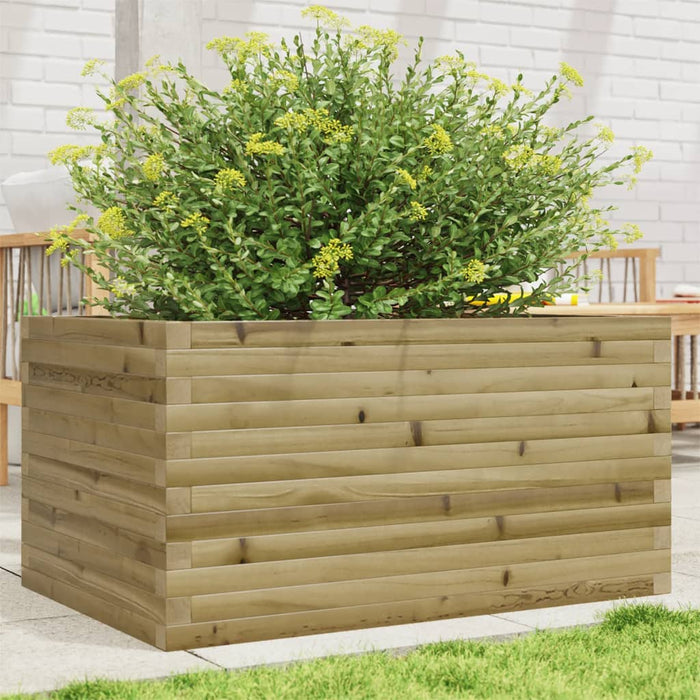 Fioriera da Giardino 90x60x46 cm in Legno di Pino Impregnato 3282458