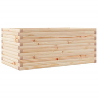 Fioriera da Giardino 110x60x46 cm in Legno Massello di Pino 3282459