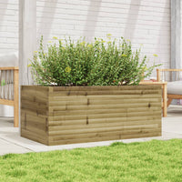 Fioriera da Giardino 110x60x46 cm in Legno di Pino Impregnato 3282463