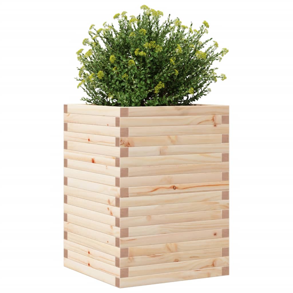 Fioriera da Giardino 50x50x68,5 cm in Legno Massello di Pino 3282464