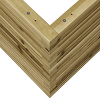 Fioriera da Giardino 70x70x68,5 cm in Legno di Pino Impregnato 3282478