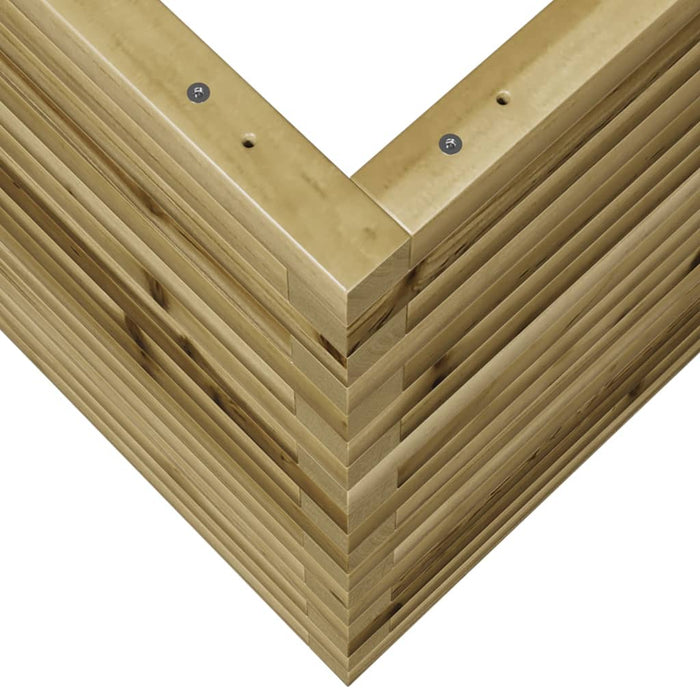 Fioriera da Giardino 80x80x68,5 cm in Legno di Pino Impregnato 3282483