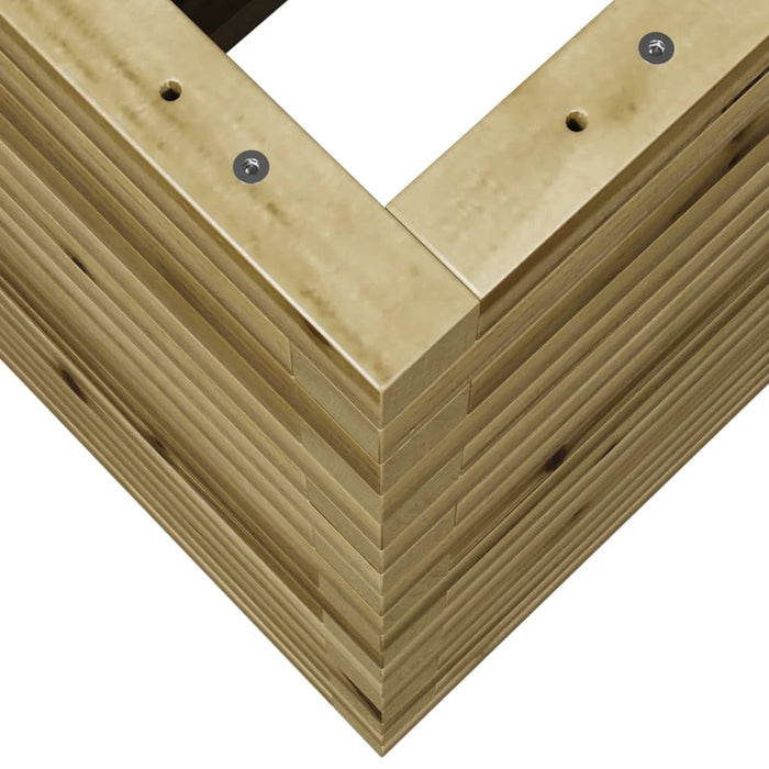 Fioriera da Giardino 70x40x68,5 cm in Legno di Pino Impregnato 3282488