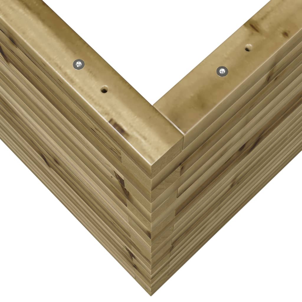 Fioriera da Giardino 110x60x68,5 cm in Legno di Pino Impregnato 3282508