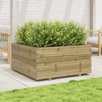 Fioriera da Giardino 100x100x49,5cm in Legno di Pino Impregnato 3282543