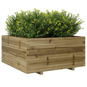 Fioriera da Giardino 100x100x49,5cm in Legno di Pino Impregnato 3282543