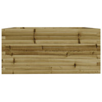 Fioriera da Giardino 100x100x49,5cm in Legno di Pino Impregnato 3282543