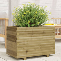 Fioriera da Giardino 70x40x49,5 cm in Legno di Pino Impregnato 3282553