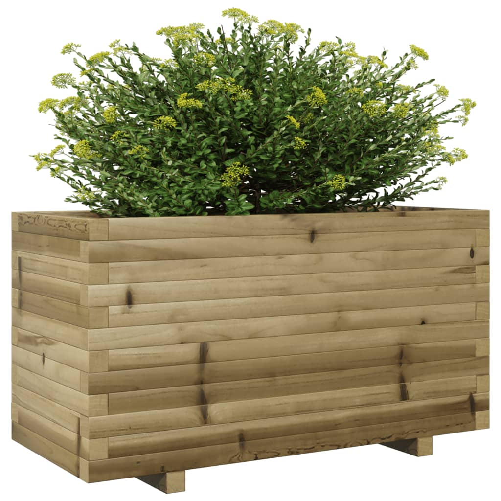 Fioriera da Giardino 90x40x49,5 cm in Legno di Pino Impregnato 3282558