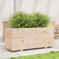 Fioriera da Giardino 110x40x49,5 cm in Legno Massello di Pino 3282559