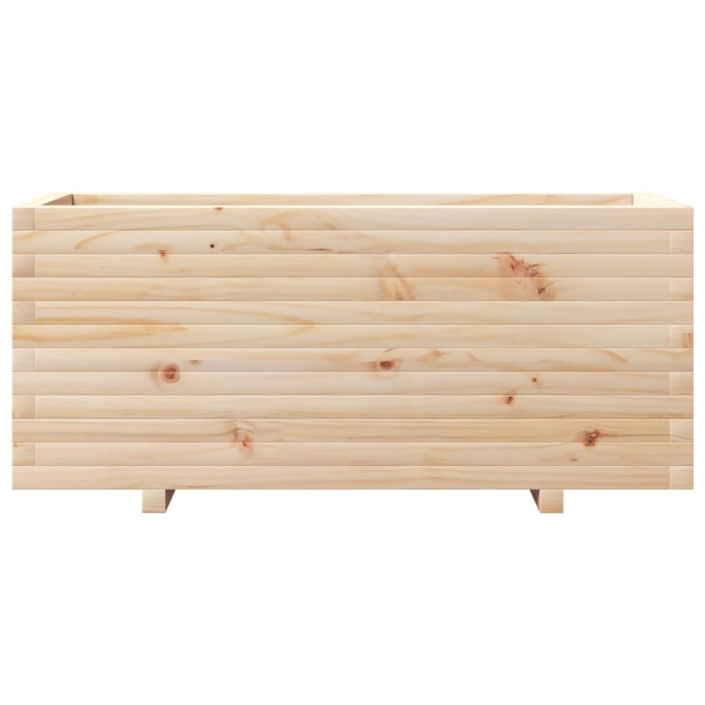 Fioriera da Giardino 110x40x49,5 cm in Legno Massello di Pino 3282559