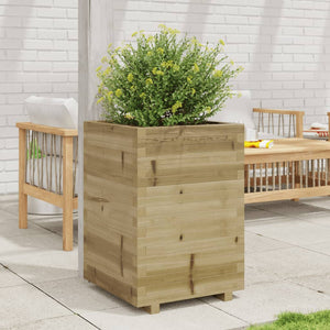 Fioriera da Giardino 50x50x72,5 cm in Legno di Pino Impregnato 3282578