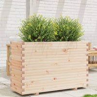 Fioriera da Giardino 110x40x72,5 cm in Legno Massello di Pino 3282599