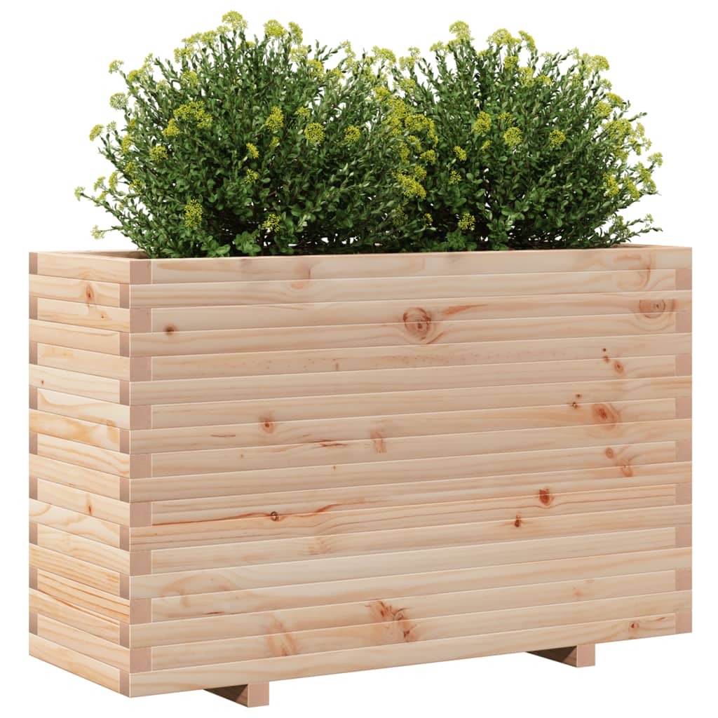 Fioriera da Giardino 110x40x72,5 cm in Legno Massello di Pino 3282599