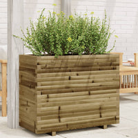 Fioriera da Giardino 90x40x72 cm in Legno di Pino Impregnato 3282638