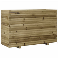 Fioriera da Giardino 110x40x72 cm in Legno di Pino Impregnato 3282643