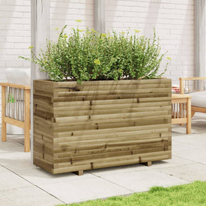 Fioriera da Giardino 110x40x72 cm in Legno di Pino Impregnato 3282643