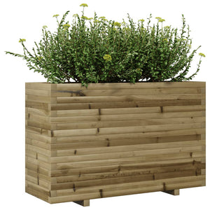 Fioriera da Giardino 110x40x72 cm in Legno di Pino Impregnato 3282643