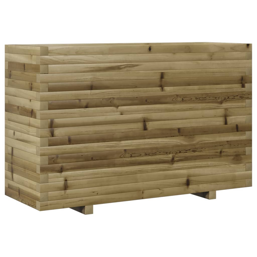 Fioriera da Giardino 110x40x72 cm in Legno di Pino Impregnato 3282643